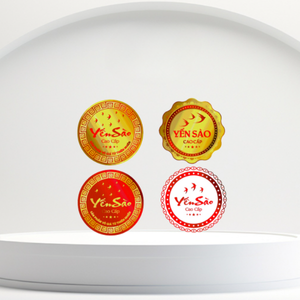 Tem nhãn Decal bạc, nhôm